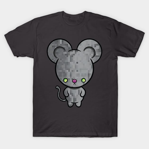 Pixel Mouse 3 T-Shirt by RD Doodles